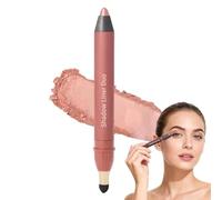 Dúo de Sombras de Ojos en Barra 2 en 1 Resistente al Agua, Delineador Suave y Liso para un Maquillaje de Ojos Ahumado o Natural sin Esfuerzo