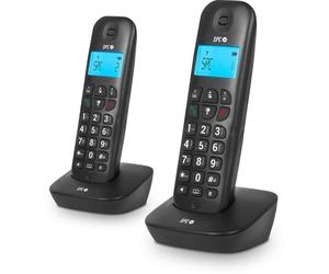 Dúo de teléfonos fijos inalámbricos SPC Air Pro Duo con pantalla iluminada y manos libres