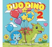 DUO DINO2: A simple and cute coloring book for kids