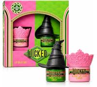 Dúo oficial de bálsamos labiales Wicked | Dos latas de bálsamo labial con forma de personaje | Glinda la Buena y Elphaba