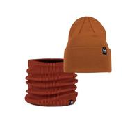 Dúo Pack BUFF® Knitted Gorro Lilon Copper y Knitted & Fleece Braga de cuello Renvi Cinnamon Talla única Adulto