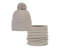 Dúo Pack BUFF® Knitted Gorro Renvi Birch Gris y Knitted & Fleece Braga de cuello Renvi Birch Gris Talla única Adulto