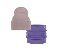 Dúo Pack BUFF® Street Knitted Hat Lilon Rosewood y Knitted Neckwarmer Lilon Metaverse Talla única Adulto