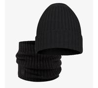 Dúo Pack Knitted Gorro Negro Norval Graphite y Knitted Braga de cuello Negro Norval Graphite Talla única Adulto