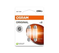 Duo Pack OSRAM 10W AUX 12V SV8.5 43mm Sofitte Larga Blister Bombilla Modelo 2024