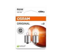 Duo Pack OSRAM R5W AUX Blister 12V 5W BA15S 50 LM Bombilla Modelo 2024