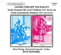 Duo Sonore - 6 Sonaten Fur 2 Vio