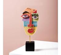 DUOAZJL Escultura Abstracta de Resina Hecha a Mano para decoración Moderna del hogar, estantería, Mueble de TV, Sala de Estar, Comedor, Dormitorio, Escritorio de Oficina y armarios(#a)