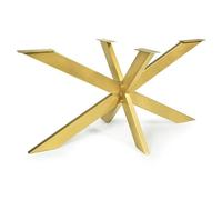 DUOAZJL Marco De Mesa De Araña DIY - Patas De Araña De Estilo Industrial - Patas De Mesa De Metal - Patas De Mesa De Comedor - Patas De Acero Con Recubrimiento En Polvo(Gold,85 * 80 * 72cm)