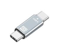 DUOBAGMA Adaptador USB C macho a macho de 40 Gbps, adaptador USB C a PD USB tipo C compatible con transferencia de datos y carga, conector USB C compatible con Thunderbolt 3/4, USB 3.1, transferencia