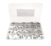 DUOCAI Pin cilíndrico sólido de Acero Inoxidable Kit Surtido de Pasador cilíndrico de Acero Inoxidable 304 M2 M3 M4 M5