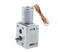 DUOCARA 12 V 24 V CC Metal Worm Gear Brushless Motor Micro Low Speed Motor Jgy-2430 Velocidad Ajustable Can Cw CCW