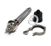 DUOCARA - Calentador eléctrico tubular de 5,1 cm con brida de 64 mm, 3 kW 4,5 kW 6 kW 9 kW 12 kW SUS304