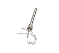 DUOCARA Cartucho de rosca DN20/25 mm BSP, elemento de resistencia al calor, 12 V-48 V, tubo de calor eléctrico de un solo extremo, 20 x 250-500 mm, 1 unidad