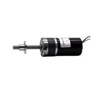 DUOCARA Motor de engranajes planetarios sin escobillas M8 de eje largo 36-3650 12V 24V CC con motor de reducción de rotación delantera y trasera de velocidad ajustable