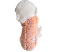 DUOCARA Ropa para mascotas, ropa para perro, otoño e invierno, correa para mascotas, ropa con hebilla, abrigo de algodón, oso, cómodo, chalecos de forro polar