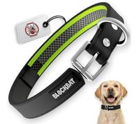 DUOCOLLAR V1 Collar Perro 2 en 1, Alojamiento y Proteccion del Antiparasitario (hasta 12MM DE Ancho) - Resistente y Cómodo - Ideal Perros Grandes, Medianos y Pequeños (Negro, L)