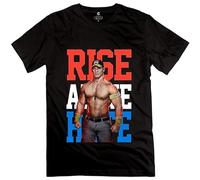 DUOduoAi John Cena Rise Above Hate - Camisetas para hombre, color jaspeado profundo, Negro, M