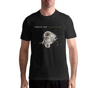 DUOduoAi Kings of Leon Because of The Times - Camiseta deportiva de algodón de manga corta para hombre, Negro, M