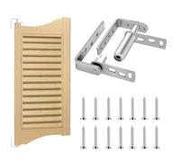 Duoduolaili Heavy-Duty Self-Return Swinging Doors Hinge Saloon Door Hinge for Swing Doors, Cafe Door Hinge, Two-Way Hinge - Double-Action Gravity Hardware 304 Stainless Steel Indoor or Outdoor Use