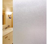 DuoFire Película De Ventana No adhesiva Decorativa del Vidrio de Ventana Vinilo Autoadhesiva Sin Pegamento con Electricida Estática para el Cristal de Ventanal de Baño Cocina Oficina Control de Calor y Anti UV DS001 (60cm X 200cm)