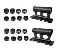 DUOHERESHUI 2 Piezas Soporte De Horquilla De Bicicleta, Bloque De Bicicleta Versátil, Soporte De Horquilla Bicicleta Aleación De Aluminio, para 5/12/15x100mm, 15x110mm 8 Pares De Tapas Laterales