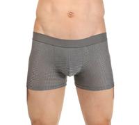 Duohropke Calzoncillos bóxer para hombre, ropa interior de malla, ropa interior transparente, ropa interior enriquecedora, acolchado en la cadera, pantalones moldeadores, bragas transparentes, bragas
