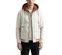 Duohropke Chaleco acolchado para hombre, chaleco de plumón para exteriores, chaleco con capucha extraíble, chaleco deportivo ajustado, chaqueta de entretiempo para hombres, 01 blanco, 5XL