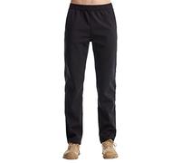 Duohropke Pantalones de softshell para hombre, forrados, impermeables, para senderismo, esquí, snowboard, pantalones térmicos, resistentes al viento, pantalones de nieve, pantalones de trekking de