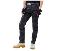 Duohropke Pantalones tácticos cargo para hombre, impermeables, tácticos, deportivos, con cordón, informales, largos, ligeros, exteriores, transpirables, para trabajo, combate, protección contra cortes