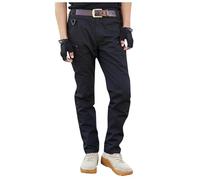 Duohropke Pantalones tácticos cargo para hombre, impermeables, tácticos, deportivos, con cordón, informales, largos, ligeros, exteriores, transpirables, para trabajo, combate, protección contra cortes