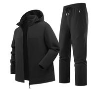 Duohropke Uniformes tácticos de 2 piezas para hombre, traje de combate militar del ejército militar, chaqueta softshell pantalones, ropa de caza impermeable, chaqueta de trabajo y pantalones, traje de