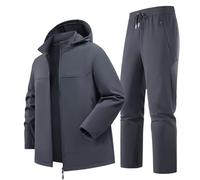 Duohropke Uniformes tácticos de 2 piezas para hombre, traje de combate militar del ejército militar, chaqueta softshell pantalones, ropa de caza impermeable, chaqueta de trabajo y pantalones, traje de