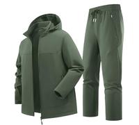 Duohropke Uniformes tácticos de 2 piezas para hombre, traje de combate militar del ejército militar, chaqueta softshell pantalones, ropa de caza impermeable, chaqueta de trabajo y pantalones, traje de