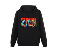 DUOJIMEI Zayn Malik Nil Faces - Camiseta de algodón de manga larga con capucha para hombre, Negro, 3XL