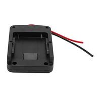 Duokon Adaptador de Batería de Litio para Batería de 14,4 V y 18 V, Conector de Montaje ABS, Soporte de Base, Kit de Conversión de Salida de Cable para Amantes de Herramientas, Luces, Ventiladores,
