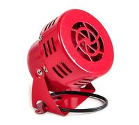 Duokon Alarma de Motor 220V 110dB MS-190 Mini Sirena Signalhorn Sonido Industrial Zumbador Protección Eléctrica contra Robo Sonido Continuo, Rojo