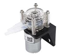 Duokon Bomba Peristáltica, Motor Cepillado de CC de 500mL/min con Cabezal de PC Transparente, Rodillo de Acero Inoxidable para Transferencia de Líquido de Laboratorio (24V)