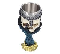 Duokon Copa de Vino Cáliz de Calavera de Acero Inoxidable 18 X 7 Cm Taza para Beber de Doble Pared con Diseño de Garra para Whisky Bar de Vinos Fiesta en el Hogar Decoración de Halloween