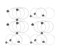 Duokon Cuerdas para Guitarra Clásica Juego de Repuesto de Nailon Entorchado Plateado 3 Juegos 18 Piezas Tono Estable para Practicantes de Guitarra Clásica Acústica y Encordado Diario (NX35)