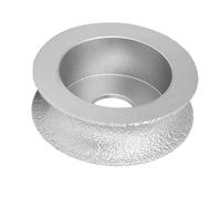 Duokon Disco de Diamante Cóncavo de 7.3 Cm, Muela Abrasiva con Diamante Afilado para Piedra, Cerámica, Vidrio, para Esmerilar Cuarzo, Mármol, Granito (Muela abrasiva cóncava 2.0)