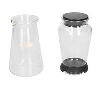 Duokon Gotero para Preparación en Frío con Hielo, en Frío de Vidrio con Alto Contenido de Borosilicato de 900 Ml, Extracción por Goteo Lenta, Sabor Suave, Fácil Operación para los Amantes del café