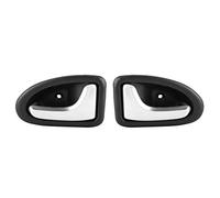 Duokon Interior del automóvil Interior de la puerta delantera Reemplazo de la manija, cubierta de la manija Marco del embellecedor, se adapta a los lados izquierdo del conductor o (1 par)