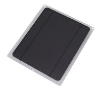 Duokon Kit de Carga Portátil Monocristalino de Panel Solar, Cargador de CC USB Tipo C de 12 W, Salida de 20 V con Clip de Batería para Ventilador de Coche, Teléfono Celular, Respaldo para el Hogar