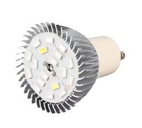 Duokon Luces de cultivo LED para plantas de interior Espectro completo E27 / E14 / GU10 85-265V 18W 18 Bombilla de crecimiento hidropónico de plantas de flores con luz LED para cultivo(GU10)