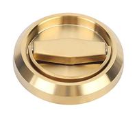 Duokon Manija de Cerradura de Puerta Empotrada, Pestillo de Puerta Corrediza Al Ras de Acero Inoxidable 304, Tirador Oculto de un Lado con Deflector Engrosado, para Puertas de Acero de Madera de