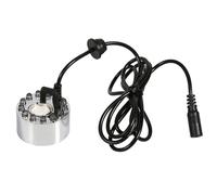 Duokon Mist Machine 24 V Que Cambia de Color 12 LED Mist Maker Fogger Pond Fog Atomizer, Mist Maker Fuente de Agua Pond Atomizer Humidificador de Aire(#El Adaptador no está Incluido)