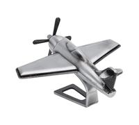 Duokon Modelo de Avión de Combate con Hélice de Aleación, Réplica Coleccionable de Aviación de la Segunda Guerra Mundial, 6,69x5,51x3,35 Pulgadas, para Decoración del Hogar, Exhibición de (Gray)