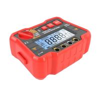 Duokon Probador de Resistencia de Aislamiento Digital, ABS 2500 V Megóhmetro Probador de Alto Voltaje con Apagado Automático, Medición de Voltaje, Carcasa de Silicona para Prueba de Cable de Motor de
