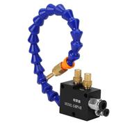 Duokon Pulverizador de Refrigerante, de Pulverización de Niebla de Lubricación de Aleación de Aluminio y Plástico con Boquilla Ajustable, Diseño a Prueba, Soplado de Virutas para Uso en Fresadora de